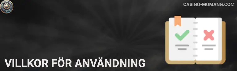 Villkor för användning Momang